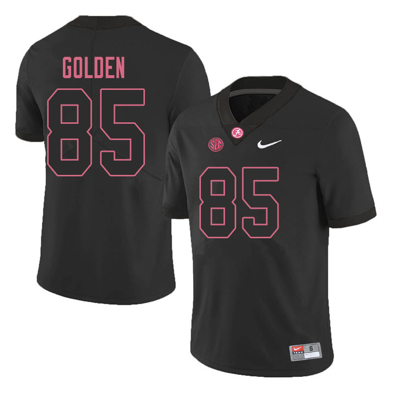 Men #85 Chris Golden Alabama Crimson Tide College Football Jerseys Sale-Blackout